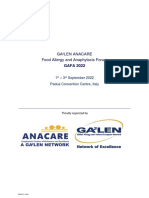 Ga Len Anacare Food Allergy and Anaphylaxis Forum: GAFA 2022