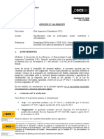 L11 - OPINIÓN 116-2020 Polo Ingenieros Contratistas - Impedimentos