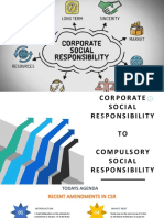 For Corporate Social Responsibility - Cs P Sriram