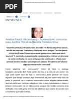 Aprovada! Veja o depoimento de Anelise, aprovada no concurso AFRFB