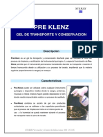 Preklenz Gel Transporte Conservacion