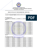 20220625104815results of B.SC MLT II Year Regular Examinations - March 2022