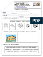 Avaliação - Geografia - 2º Ano