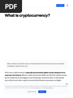 What Is Cryptocurrency - Coinbase