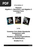 Algebra 1, Geometry, and Algebra 2 Common Core 