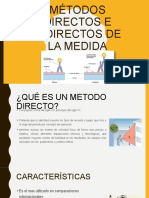 Métodos Directos e Indirectos de La Medida