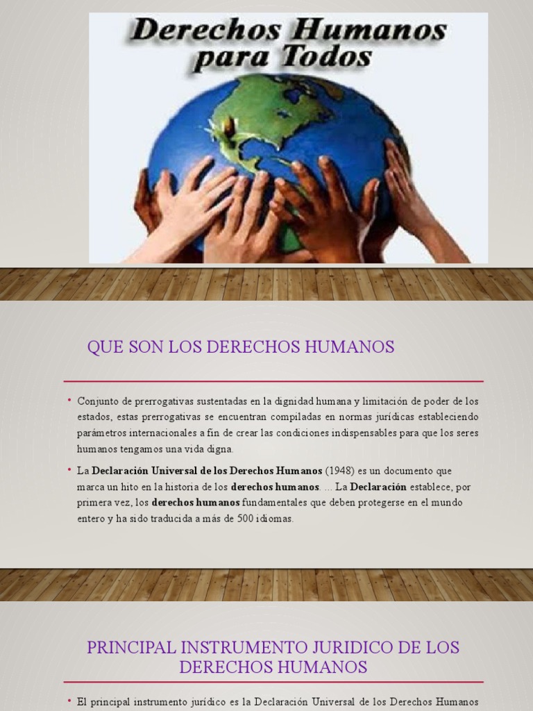 Clasificacion De Los Derechos Humanos Ppt Derechos Civiles De Estados