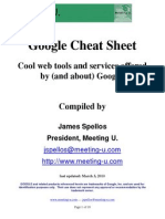 Google Cheat Sheet