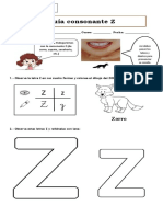 Guía Consonante Z