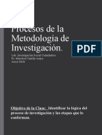 Procesos de La Metodologia de Investigacion