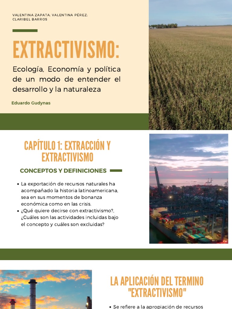 Definición y Conceptos de Extractivismo | PDF | Petróleo | Minería