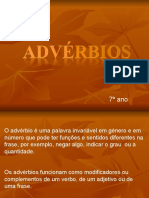 Adverbios 7º Ano