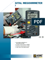 1026 Digital Megohmmeter Aemc.