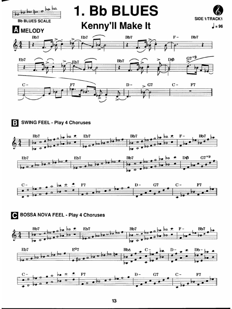 Blues Bb Pdf