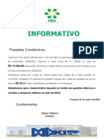 Informativo Rateio Do Gas