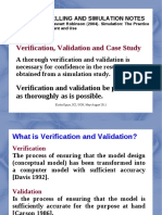 Week 11: Verification, Validation and Case Study