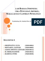 Makalah Bahasa Indonesia