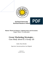 Green Marketing Strategies - : Case Study About ICA Group AB