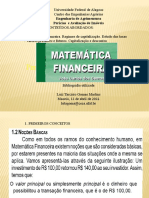 Aulas Semana 2 - UNIDADE I - 1.1 - Matemática Financeira VP VF BTaxas e Capitalização P&a Final