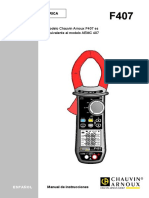 Pinza multímetro Chauvin Arnoux F407