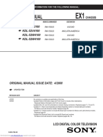 Service Manual: KDL-52V4100 KDL-52V4100 KDL-52W4100 KDL-52W4100