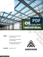 Construcción calidad Ortiz Lossio proyectos agroindustria