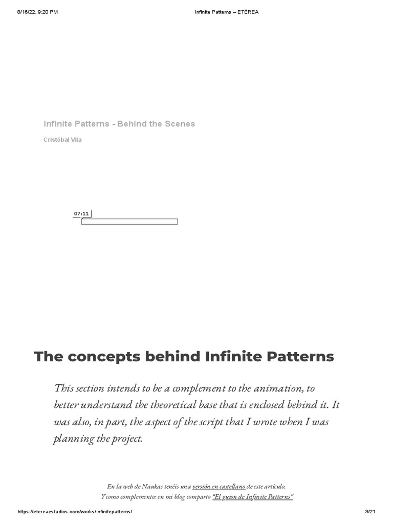 Infinite Patterns: Geometry in Animation | PDF | Area | Polygon