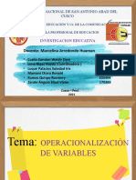 Tema 2 Grupo #3 - Operacionalizacion de Variables