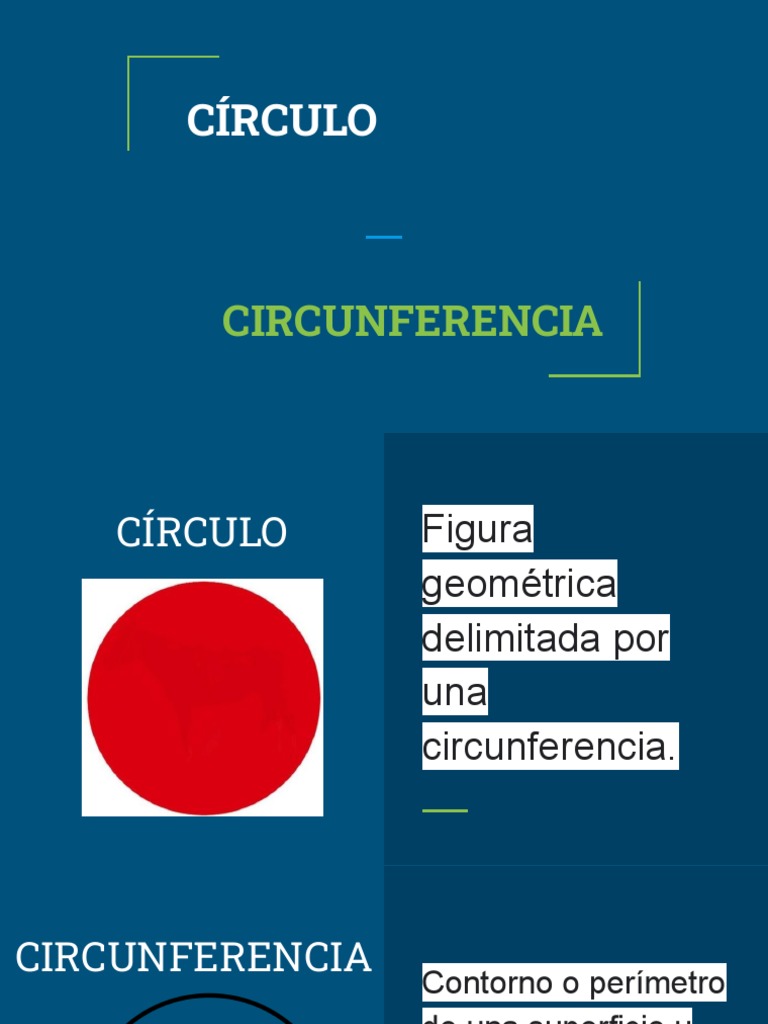 Definición de Círculo y Circunferencia | PDF