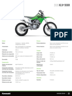 2020 KLX 300R Ficha Técnica