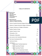Table of Contents - Portfolio