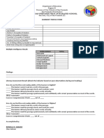 City of San Fernando West Integrated School Learners' Profile Form Personal