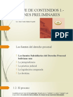 Fuentes y conceptos básicos del derecho procesal civil