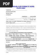 Acta de Entrega de Vehiculo