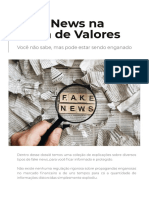 Dossie Fake News Na Bolsa de Valores