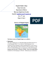 Sources of the Mughal Empire