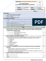 Evalución Remedial de Lectura Critica de Tercero de Bachillerato