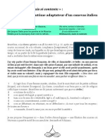 Déshonorée Mais Si Contente : Brantôme Adaptateur D'un Canevas Italien