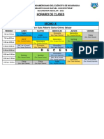 R E C E S O: Horario de Clases