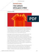 Harvard Business Review - Cultura Corporativa para o Lider