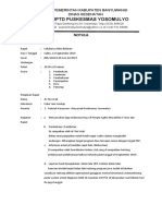 FORMAT NOTULA LOKMIN Bulanan