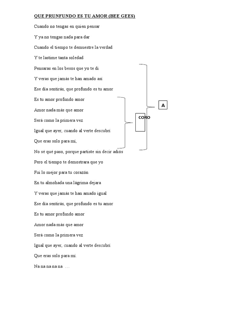 que-profundo-es-tu-amor-bee-gees-pdf