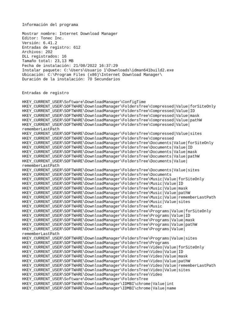 Monitorlog internet download manager pdf windows registry