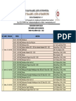 Roundown Rapat Kerja SMP Daarul Qur'an Bandung Tahun Pelajaran 2022 - 2023