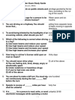 Guam Drivers Written Exam Study Guide