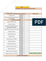 Chek List Bio-Clima