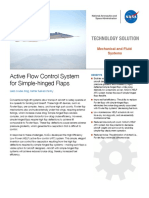 Active Flow Control System For Simple-Hinged Flaps