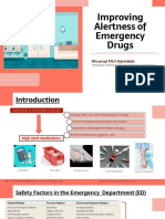 Improving Alertness of Emergency Drugs