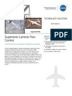 Supersonic Laminar Flow Control