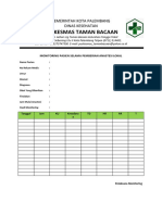 Formulir Monitoring Anastesi Lokal